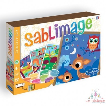 SABLIMAGE "Animaux de la forêt" Concept Box