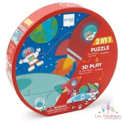 PlayPuzzle 32pcs: 3D ESPACE