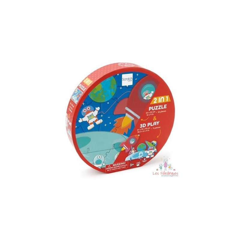 PlayPuzzle 32pcs: 3D ESPACE