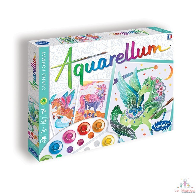 AQUARELLUM LICORNES & PEGASES