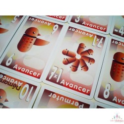 Jeu 54 cartes pour jeu de Toc ou Tac tick