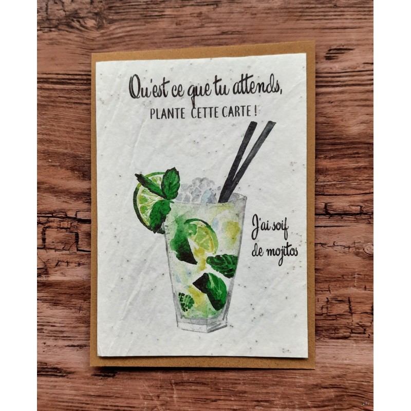 Carte à planter Mojitos