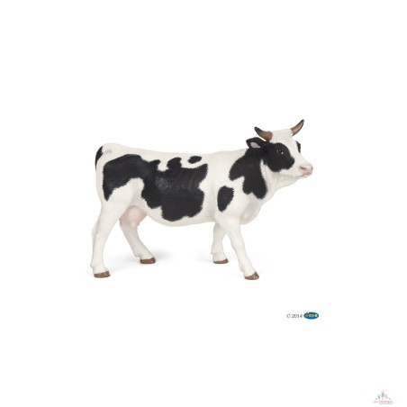 Figurine Vache Noire et Blanche