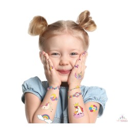 Tatouages et autocollants pour ongles Licornes