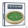Piste de dé 35cm bois avec 5 dés
