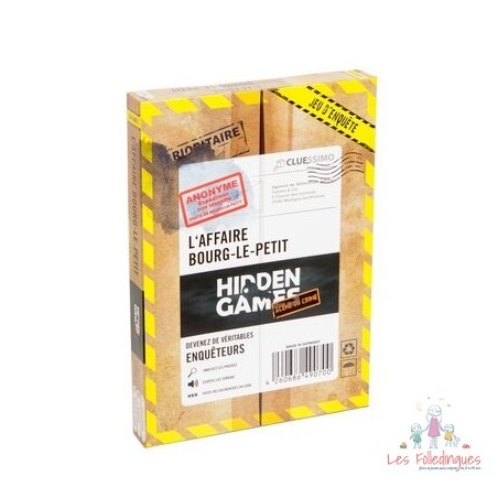 HIDDEN GAMES - L'AFFAIRE BOURG-LE-PETIT