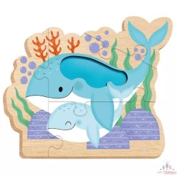 MES PUZZLES ÉVOLUTIFS À TOUCHER Bébés animaux