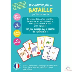 MON PREMIER JEU DE BATAILLE - ANIMAUX DU MONDE