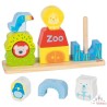Jeu à encastrer et empiler, zoo