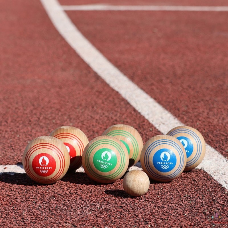 Jeu De Boules (pétanque) 7 Pièces - Bois - Pour Jardin, Plage, Camping - Adultes