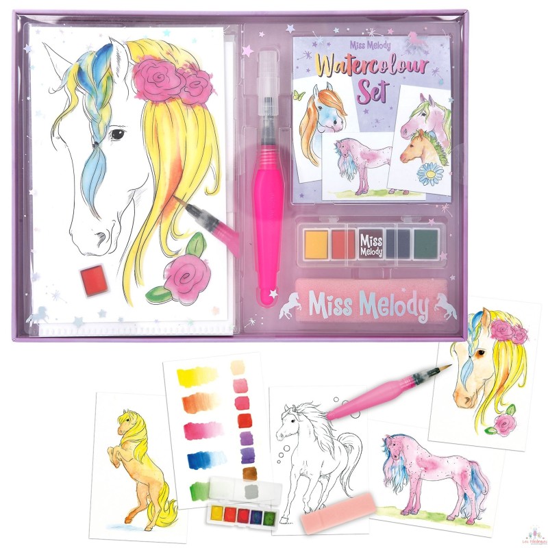 Miss Melody Set d'aquarelle