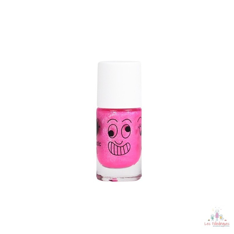 Pinky - vernis rose fluo pailleté