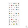 Nail Stickers 55 Stickers ongles Rock