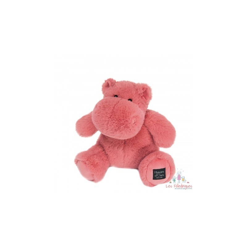 Peluche Hippopotame HIP'HUG - Terracotta 25 cm