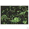 Puzzle géant 100 pièces qui brillent dans le noir – Dinosaures