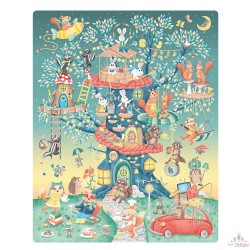 Puzzle d'observation des amis de la cabane dans les arbres – 54 pièces