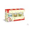Set de 3 hochets poussins