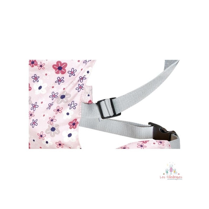 Porte-bébé pour poupée, fleurs