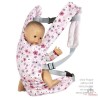 Porte-bébé pour poupée, fleurs