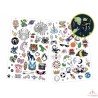 75 Tattoos lavables phosphorescents