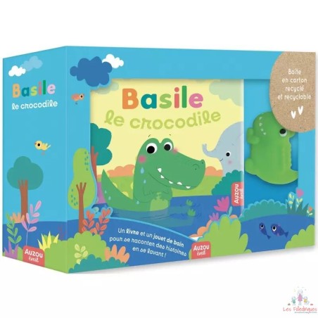 Livre de bain Basile Le Crocodile