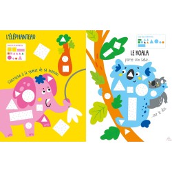 Mon cahier de gommettes – Les Bébés Animaux