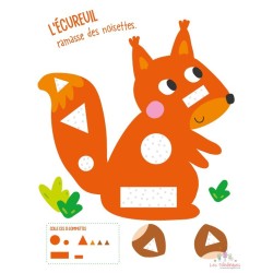 Mon cahier de gommettes – Forêt