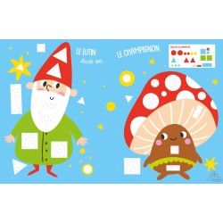 Mon cahier de gommettes – Forêt