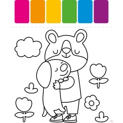 Ma première palette de peinture - LES ANIMAUX
