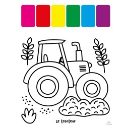 PALETTE DE PEINTURE - FERME