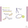 Ma boîte à bijoux - Mes pétillants bracelets pop et fluos