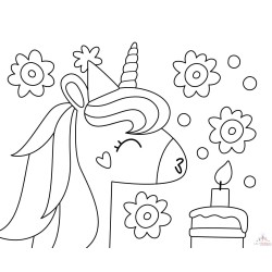 Mes jolies peintures magiques – L’Anniversaire des licornes