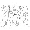 Mes jolies peintures magiques – L’Anniversaire des licornes