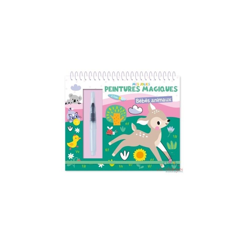 Peinture magique Bébés Animaux