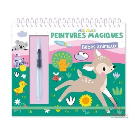 Peinture magique Bébés Animaux