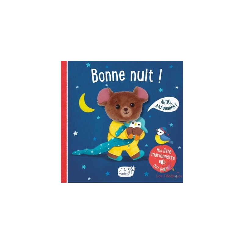 Mon livre marionnette qui parle – Bonne nuit !