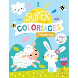 Mon super livre de coloriages – Printemps