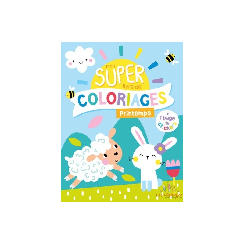 Mon super livre de coloriages – Printemps