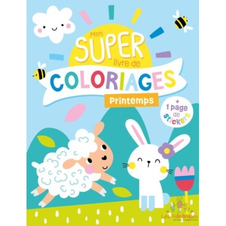 Mon super livre de coloriages – Printemps