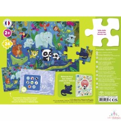 Puzzle cherche et trouve des tout-petits - Les animaux
