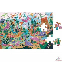 Puzzle cherche et trouve - Les dinosaures
