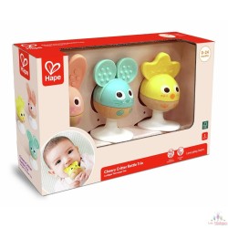 3 hochets à ventouse - animaux