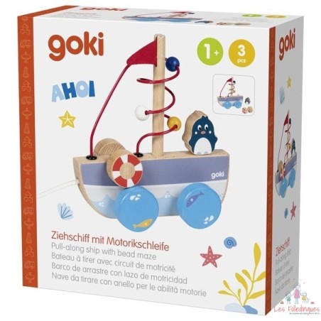 Bateau à tirer Ahoi avec circuit de motricité