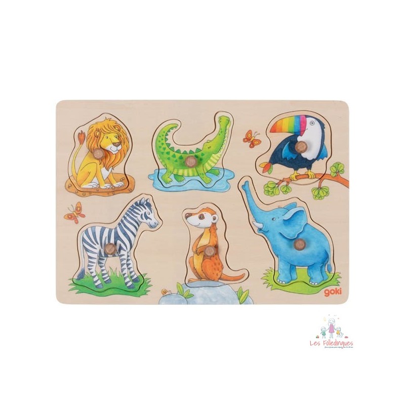 Puzzles avec images cachées, maman et son petit