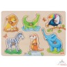 Puzzles avec images cachées, maman et son petit