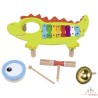 Table musicale crocodile avec livret de partitions