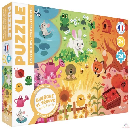 PUZZLE CET TOUT PETITS LES COULEURS