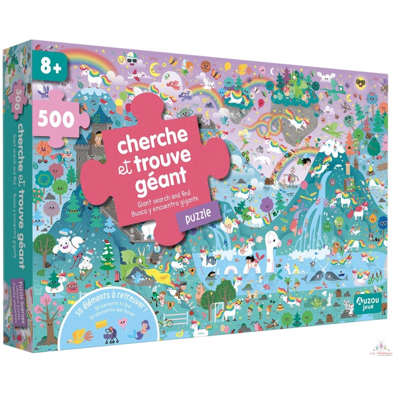 Puzzle Cherche et Trouve Géant 500 pièces