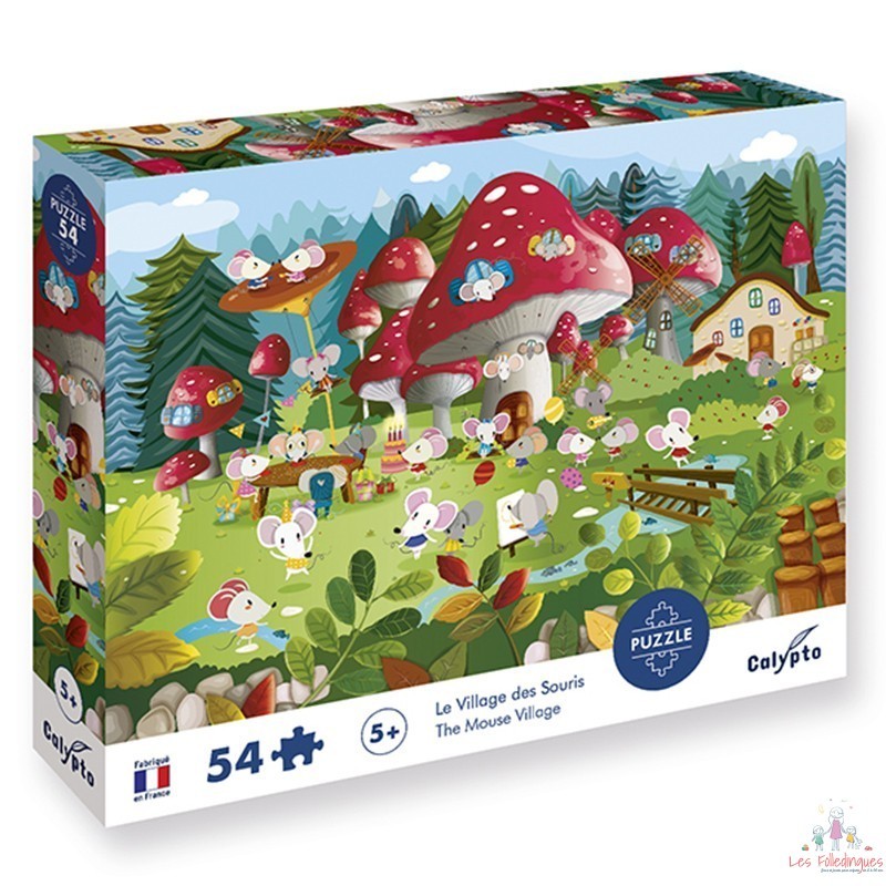 PUZZLE 54 Pièces - Le Village des Souris