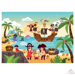 Puzzle 36 Pièces Les Pirates